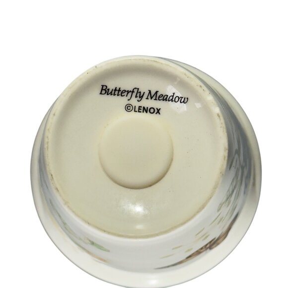 Lenox Butterfly Meadow Thermal Travel Mug(No Lid) with the initial "K". - Picture 8 of 9